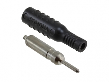 DIY 20.32mm (0.080in)直徑管腳插頭,帶軟保護靴,焊接或壓接Pomona 5173-0